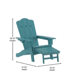 Flash Furniture Newport All-Weather HDPE Adirondack Chair with Ottoman -Flash Furniture Sale Store GUEST 2cb48d5d b116 4063 bc58 ef1effa6dfec