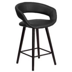 Flash Furniture Brynn Series 24" Contemporary Counter Stool with Cappuccino Wood Frame -Flash Furniture Sale Store GUEST 2d3c0955 be9a 4b1d 90b1 9a1bac7a1f7c