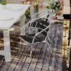 Flash Furniture Lila Aluminum Commercial Indoor-Outdoor Stack Chair with Triple Slat Faux Teak Back