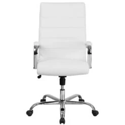 Flash Furniture High Back Executive Swivel Chair - White LeatherSoft & Chrome -Flash Furniture Sale Store GUEST 2ff6cfa0 db97 4e60 8ede 1c9dab622390