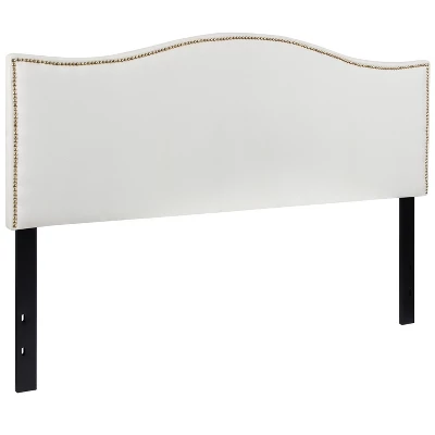Flash Furniture Lexington Arched Upholstered Headboard with Accent Nail Trim 5 Flash Furniture Lexington Arched Upholstered Headboard with Accent Nail Trim - Image 5