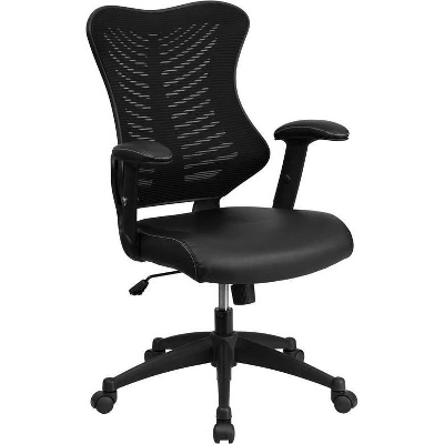 Flash Furniture Executive Swivel Office Chair with Mesh Padded Seat 12 Flash Furniture Executive Swivel Office Chair with Mesh Padded Seat - Image 12
