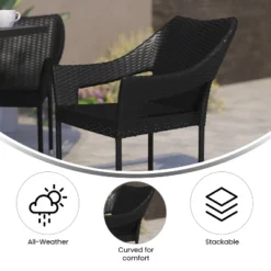 Flash Furniture Ethan Set of 2 Commercial Grade Stacking Patio Chairs -Flash Furniture Sale Store GUEST 3345fdc2 22f8 4f12 b93b a476353652b9 1