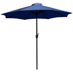 Flash Furniture Kona 9 FT Round Umbrella With 1.5" Diameter Aluminum Pole With Crank And Tilt Function -Flash Furniture Sale Store GUEST 33ccce48 5469 4f9a 9fff 31de9868631f