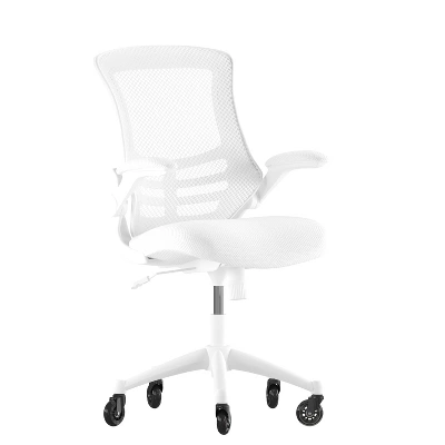Flash Furniture Kelista Mid-Back Ergonomic Office Chair with Flip-Up Arms 13 Flash Furniture Kelista Mid-Back Ergonomic Office Chair with Flip-Up Arms - Image 13