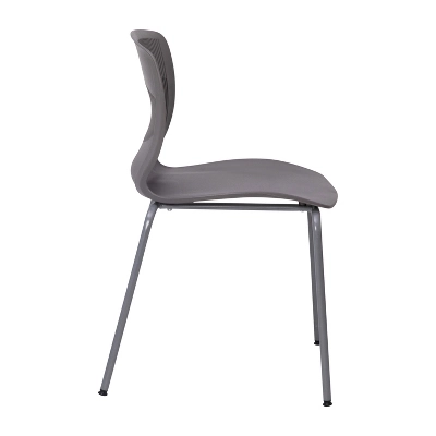 Flash Furniture HERCULES Series Commercial Ergonomic Stack Chair with Lumbar Support 9 Flash Furniture HERCULES Series Commercial Ergonomic Stack Chair with Lumbar Support - Image 9