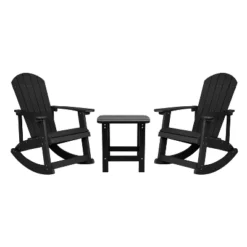 Flash Furniture Savannah Set of 2 All-Weather Adirondack Rocking Chairs with Side Table 25 Flash Furniture Savannah Set of 2 All-Weather Adirondack Rocking Chairs with Side Table -Flash Furniture Sale Store GUEST 373545d4 26e3 446b 8cb3 9a1ae4f99925