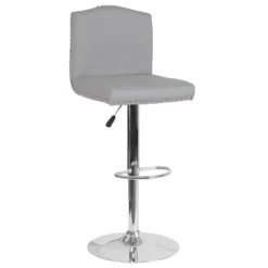 Flash Furniture Bellagio Contemporary Adjustable Height Crown Back Barstool with Accent Nail Trim 27 Flash Furniture Bellagio Contemporary Adjustable Height Crown Back Barstool with Accent Nail Trim -Flash Furniture Sale Store GUEST 38c52d4f 6843 4c77 83ee 67cad3a99ff2