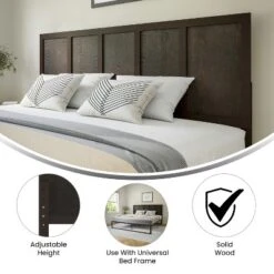 Flash Furniture Oliver Paneled Wooden Adjustable Headboard For Universal Metal Bed Frames -Flash Furniture Sale Store GUEST 39aa84b4 6d22 4966 bc1c 2d531a40abe9