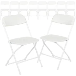 Flash Furniture Hercules™ Series Plastic Folding Chairs, 10-Pack - 650lb Capacity -Flash Furniture Sale Store GUEST 3b809a57 67e1 4b56 9a00 e7020d7af5b7