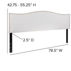 Flash Furniture Lexington Arched Upholstered Headboard with Accent Nail Trim 10 Flash Furniture Lexington Arched Upholstered Headboard with Accent Nail Trim -Flash Furniture Sale Store GUEST 3be9107c d916 47e1 871d a1d0db33cd4a