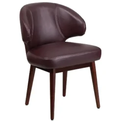 Flash Furniture Comfort Back Series Side Reception Chair with Walnut Legs -Flash Furniture Sale Store GUEST 3bfffdf1 37fd 48e8 af40 f4798664eeec