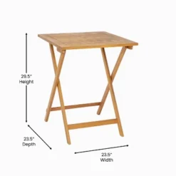 Flash Furniture Martindale 24-Inch Solid Acacia Wood Folding Patio Table -Flash Furniture Sale Store GUEST 435f921f 8bad 421a 880a f489cd92b1a2