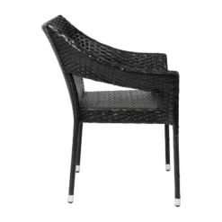 Flash Furniture Ethan Commercial Grade Stacking PE Rattan Wicker Patio Chair -Flash Furniture Sale Store GUEST 441373c2 0307 4ffa b475 1d13d3e09c50