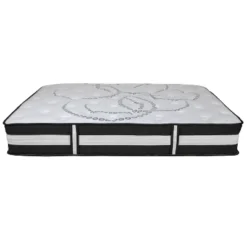 Flash Furniture 14 Inch Metal Platform Bed Frame with 12 Inch Mattress & 3 Inch Topper -Flash Furniture Sale Store GUEST 45a30682 91c7 4c4f bbb8 1dbd15364f93