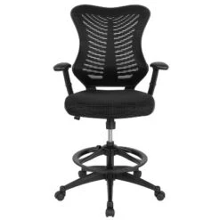 Flash Furniture High Back Designer Black Mesh Drafting Chair with LeatherSoft Sides 16 Flash Furniture High Back Designer Black Mesh Drafting Chair with LeatherSoft Sides -Flash Furniture Sale Store GUEST 481ab6f2 f73a 4be1 97c2 a4373b2602ff