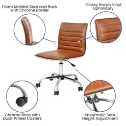 Flash Furniture Low Back Designer Armless Ribbed Swivel Task Office Chair -Flash Furniture Sale Store GUEST 4838245d 0143 4524 baa7 a8ec7534e8f8
