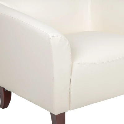 Flash Furniture HERCULES Imperial Series LeatherSoft Loveseat with Cherry Wood Feet 5 Flash Furniture HERCULES Imperial Series LeatherSoft Loveseat with Cherry Wood Feet - Image 5