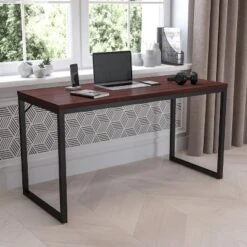 Flash Furniture 55" Modern Industrial Commercial Grade Computer Desk