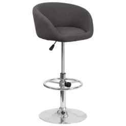 Flash Furniture Contemporary Adjustable Height Barstool With Barrel Back And Chrome Base -Flash Furniture Sale Store GUEST 4b24f3f6 ce65 44ca 8dce dd03c2168a01