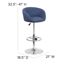Flash Furniture Contemporary Adjustable Height Barstool With Barrel Back And Chrome Base -Flash Furniture Sale Store GUEST 4bc169f0 1649 444b 8cbd ae20597f807c