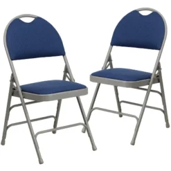 Flash Furniture HERCULES Series Extra Large Triple Braced Metal Folding Chair with Handle - 2 Pack -Flash Furniture Sale Store GUEST 4c0ffeef 5d45 46a8 9da1 86e8c4756066