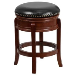 Flash Furniture 24" Backless Swivel Wood Counter Height Stool with LeatherSoft Seat 20 Flash Furniture 24" Backless Swivel Wood Counter Height Stool with LeatherSoft Seat -Flash Furniture Sale Store GUEST 4c4db986 990b 4fc1 82d3 d2f5a2cb9594
