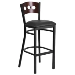 Flash Furniture Black Decorative 3 Circle Back Metal Restaurant Barstool -Flash Furniture Sale Store GUEST 4c7617fe 234b 42ef a447 f646d25a4545