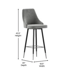 Flash Furniture Shelly Set Of 2 Commercial LeatherSoft Bar Height Stools With Solid Black Metal Frames And Chrome Accented Feet And Footrests 14 Flash Furniture Shelly Set Of 2 Commercial LeatherSoft Bar Height Stools With Solid Black Metal Frames And Chrome Accented Feet And Footrests -Flash Furniture Sale Store GUEST 4d0e4cce f79e 4726 8470 2ec828ec4e5f