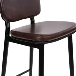 Flash Furniture Kenzie Commercial Grade LeatherSoft Mid-Back Barstools - Set of 2 -Flash Furniture Sale Store GUEST 4e167541 bcd0 4e27 814c 8af734965f7c