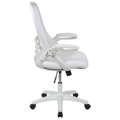 Flash Furniture Porter High Back White Mesh Ergonomic Swivel Office Chair 11 Flash Furniture Porter High Back White Mesh Ergonomic Swivel Office Chair - Image 11