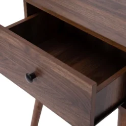 Flash Furniture Hatfield Mid-Century Modern One Drawer Wood Nightstand - Dark Walnut 13 Flash Furniture Hatfield Mid-Century Modern One Drawer Wood Nightstand - Dark Walnut -Flash Furniture Sale Store GUEST 4e6f42ad 8f97 49eb 8cb3 8d8f6fa63bd8