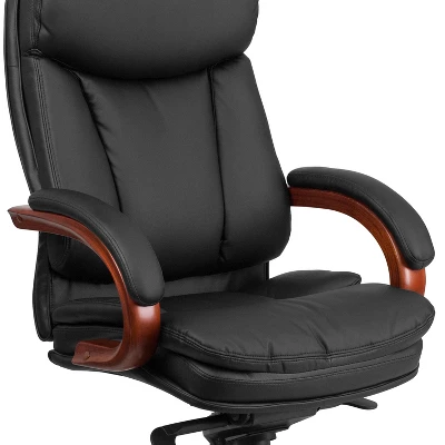Flash Furniture High Back Black LeatherSoft Executive Ergonomic Office Chair 4 Flash Furniture High Back Black LeatherSoft Executive Ergonomic Office Chair - Image 4