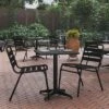 Flash Furniture Mellie 23.5'' Square Aluminum Indoor-Outdoor Table