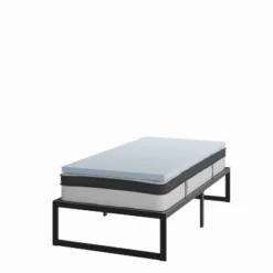 Flash Furniture 14" Metal Platform Bed Frame with 10" Mattress and 2" Gel Topper 29 Flash Furniture 14" Metal Platform Bed Frame with 10" Mattress and 2" Gel Topper -Flash Furniture Sale Store GUEST 4f532ece cb47 407b 9002 83d1110e716a