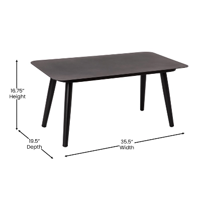 Flash Furniture Kierra Black 4-Piece All-Weather Woven Conversation Set 12 Flash Furniture Kierra Black 4-Piece All-Weather Woven Conversation Set - Image 12