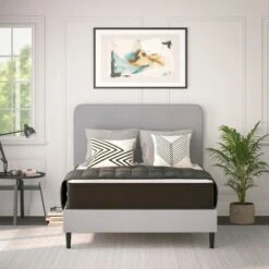 Flash Furniture Dream 10 Inch Hybrid Mattress, High Density Foam & Pocket Spring Bed in a Box