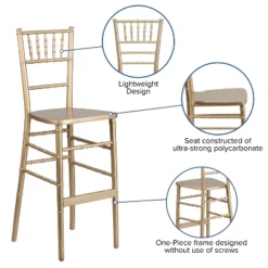 Flash Furniture HERCULES Series Gold Wood Chiavari Barstool -Flash Furniture Sale Store GUEST 529364eb b857 4779 88e8 452d28f1b0d0