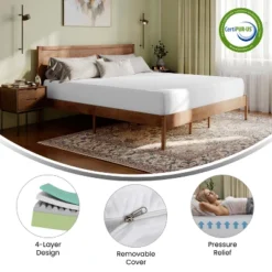 Flash Furniture Cloud 10" Green Tea Cooling Gel Memory Foam Mattress -Flash Furniture Sale Store GUEST 536e10b4 6e3b 4594 90a1 6cd9fd823909