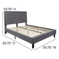 Flash Furniture Roxbury Tufted Upholstered Platform Bed and 10 Inch Mattress Set 14 Flash Furniture Roxbury Tufted Upholstered Platform Bed and 10 Inch Mattress Set -Flash Furniture Sale Store GUEST 541be5ee 73a1 4ca8 8b41 547085dc2b05