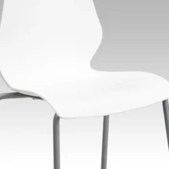 Flash Furniture HERCULES Series 770 Lb. Capacity White Stack Chair With Lumbar Support And Silver Frame 13 Flash Furniture HERCULES Series 770 Lb. Capacity White Stack Chair With Lumbar Support And Silver Frame -Flash Furniture Sale Store GUEST 54586105 9c61 4493 8863 f34c03950987