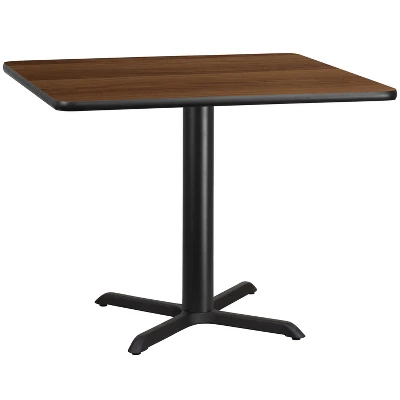 Flash Furniture 42'' Square Reversible Laminate Table Top with 33'' X-Base 4 Flash Furniture 42'' Square Reversible Laminate Table Top with 33'' X-Base - Image 4