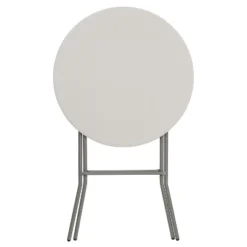 Flash Furniture 2.63' Round Granite White Plastic Bar Height Folding Table -Flash Furniture Sale Store GUEST 588c4374 f0bd 4047 93e4 319594de7012
