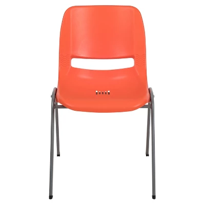 Flash Furniture HERCULES Series 880 Lb. Capacity Ergonomic Shell Stack Chair 2 Flash Furniture HERCULES Series 880 Lb. Capacity Ergonomic Shell Stack Chair - Image 2