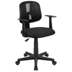 Flash Furniture Flash Fundamentals Mid-Back Mesh Swivel Task Office Chair With Pivot Back And Arms -Flash Furniture Sale Store GUEST 5a450ba8 2173 4c6d 8783 d958c32acbe1
