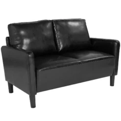 Flash Furniture Washington Park Upholstered Loveseat - Black LeatherSoft -Flash Furniture Sale Store GUEST 5a5b3a8c fdc2 4da1 9536 421b3cbc13aa