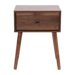 Flash Furniture Hatfield Mid-Century Modern One Drawer Wood Nightstand - Dark Walnut 16 Flash Furniture Hatfield Mid-Century Modern One Drawer Wood Nightstand - Dark Walnut -Flash Furniture Sale Store GUEST 5bce26da 232f 4af1 973a ccefa71c64e1