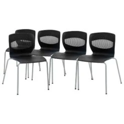 Flash Furniture HERCULES Series Set of 5 Commercial Grade 770 Lb. Stack Chairs -Flash Furniture Sale Store GUEST 5c14e499 7301 4273 8da1 9e7f18d59a15