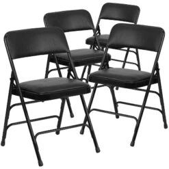 Flash Furniture HERCULES Series Curved Metal Folding Chairs - Set of 4 -Flash Furniture Sale Store GUEST 5f545390 ff5f 494f b971 3842c792c6ae