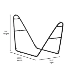 Flash Furniture All-Weather Heavy Duty Steel Hammock Stand - Fits 9-14' -Flash Furniture Sale Store GUEST 5fbe3240 e15e 489a b16d ad842cc637fe